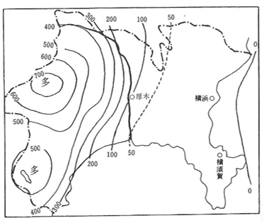図6 7月14日から7日の総降水量分布図