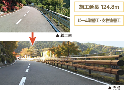 ■令和元年度 平成30年度 町道谷口橋詰中番線改修工事(有田川町清水地内)