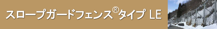 �X���[�v�K�[�h�t�F���X�^�C�vLE